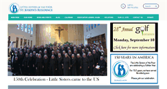 Desktop Screenshot of littlesistersofthepoorconnecticut.org